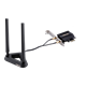 PCE-AX58BT front view, tilted 45 degrees, with antenna open